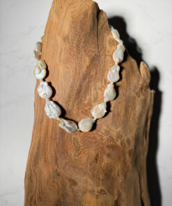 Dây Cổ Ngọc Trai Thiên Nhiên Baroque 30cm